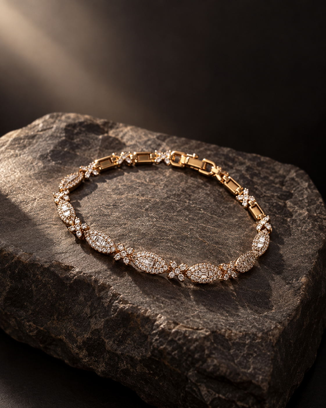 Ada Marquise Halo Bracelet by House of Surè