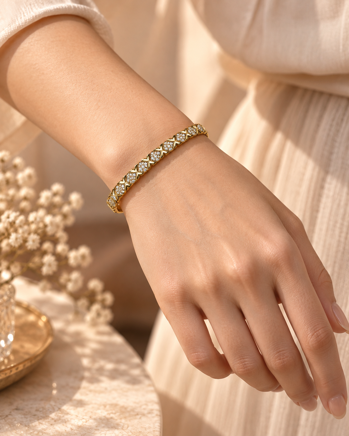 Camille Round Cut Bracelet by House of Surè