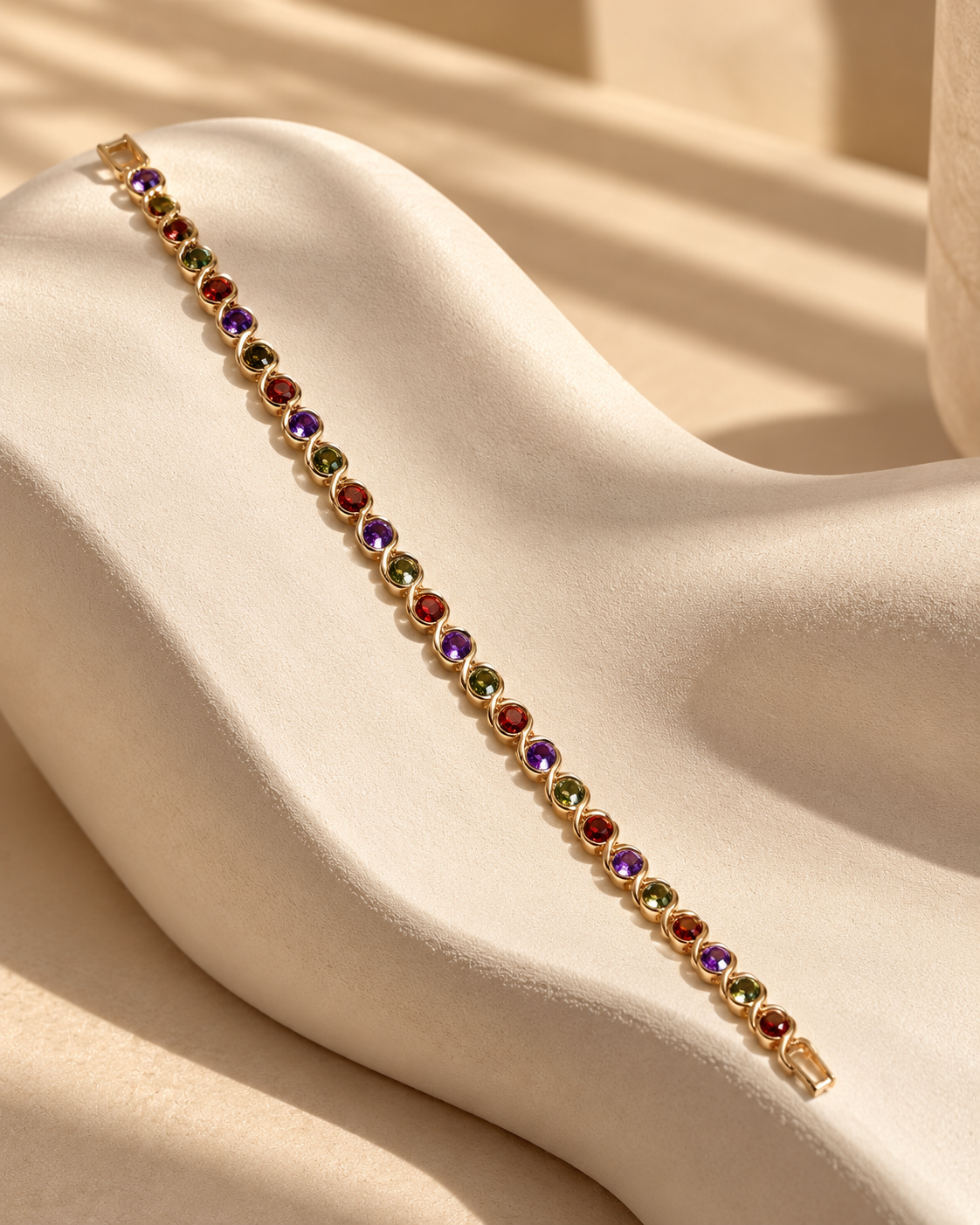 Harriet Jewel Bezel Bracelet by House of Surè