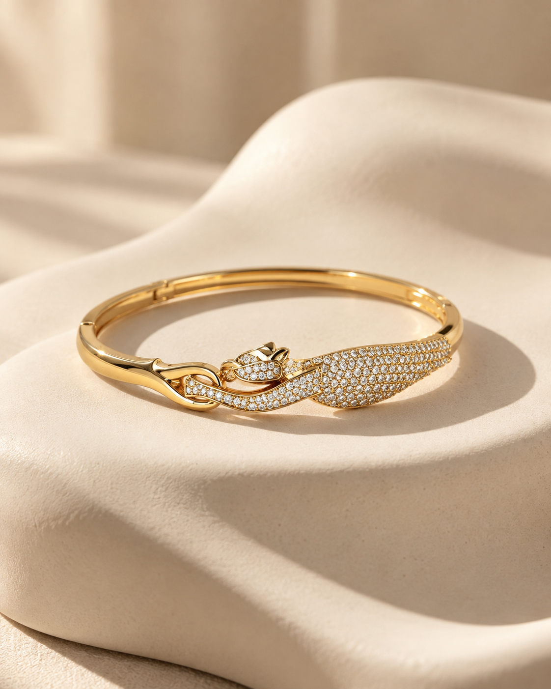 Imogen Pave Panther Bracelet by House of Surè