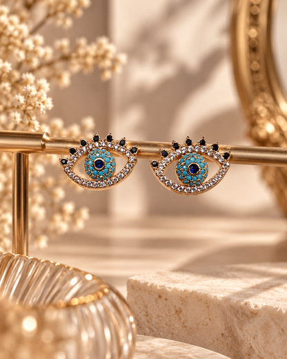 Jane Evil Eye Studs by House of Surè
